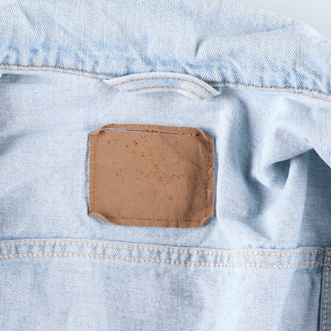 90'S Levi's denim jacket, denim jacket, made in the USA, men's XL size, vintage cotton blue type Vintage Second Hand