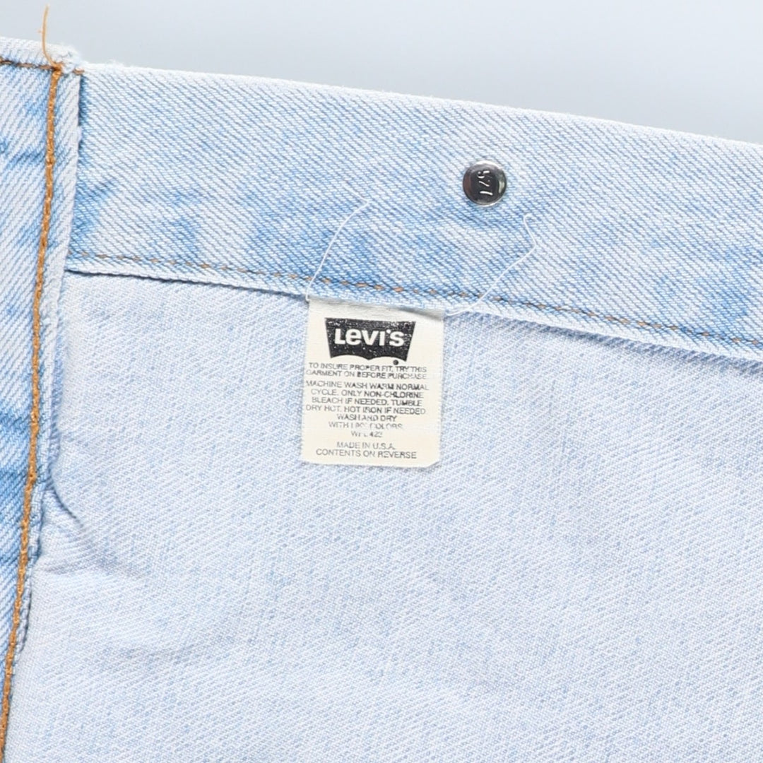 90'S Levi's denim jacket, denim jacket, made in the USA, men's XL size, vintage cotton blue type Vintage Second Hand