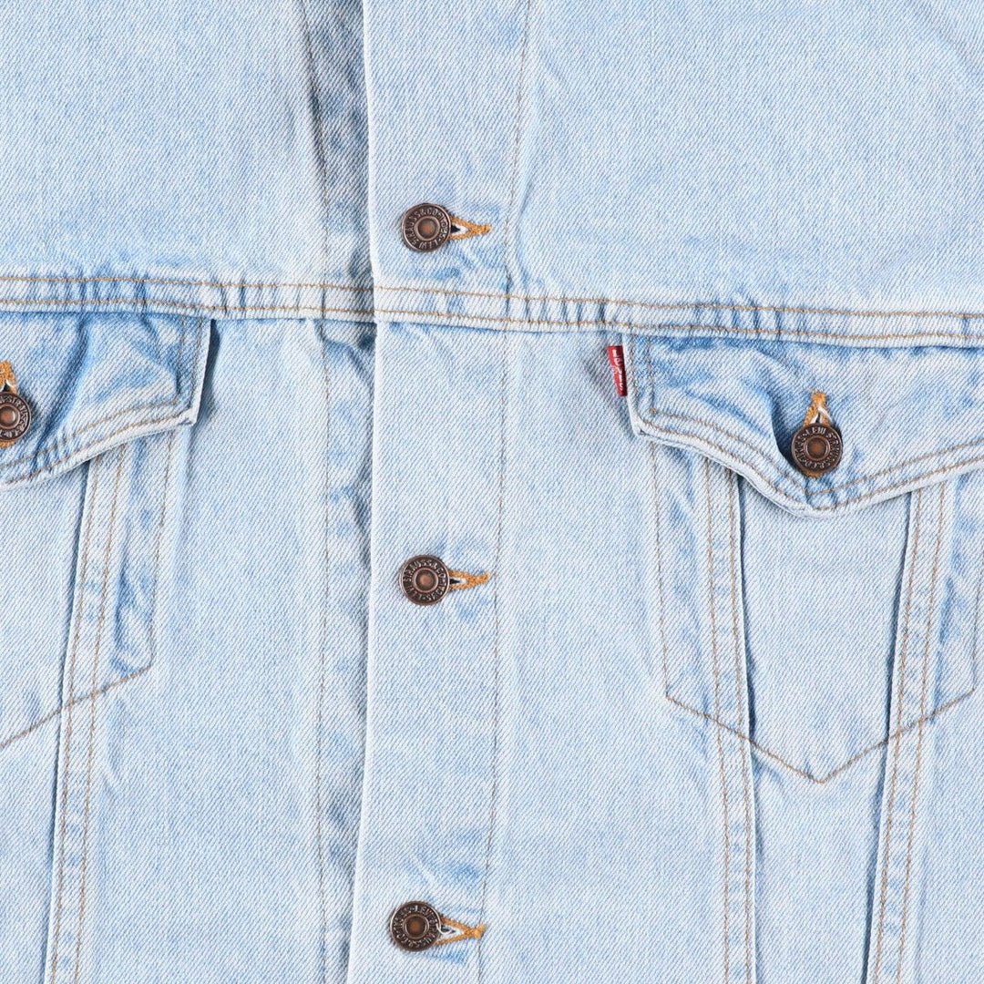 90'S Levi's denim jacket, denim jacket, made in the USA, men's XL size, vintage cotton blue type Vintage Second Hand