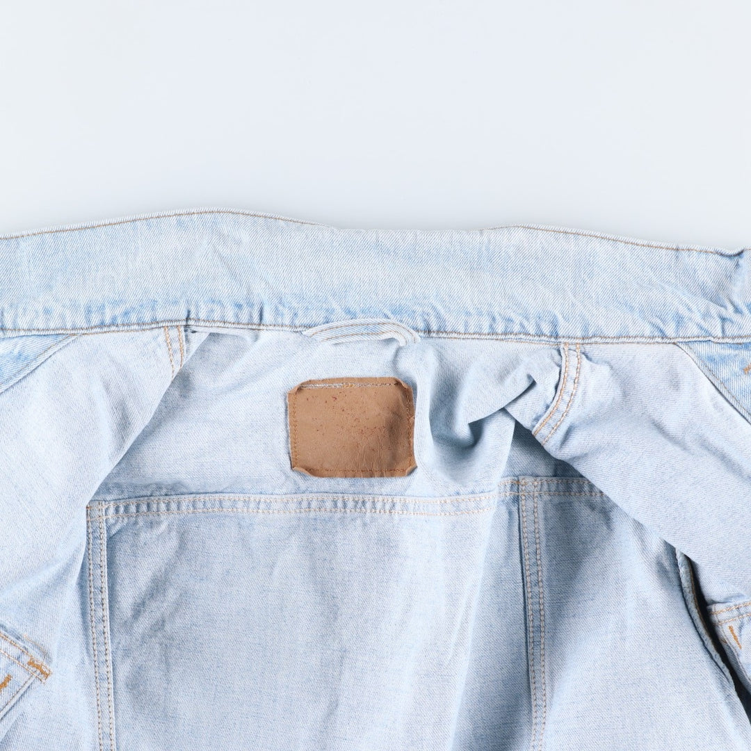 90'S Levi's denim jacket, denim jacket, made in the USA, men's XL size, vintage cotton blue type Vintage Second Hand