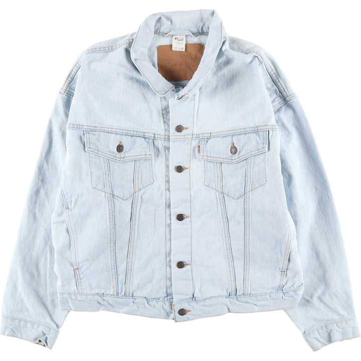 90'S Levi's 70598-4834 Denim Jacket, Men's Size XL, Vintage cotton blue type Vintage Second Hand