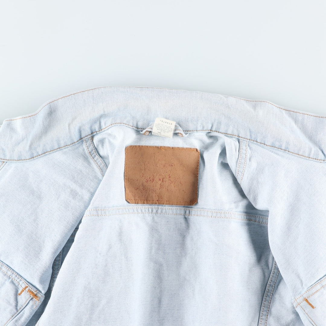90'S Levi's 70598-4834 Denim Jacket, Men's Size XL, Vintage cotton blue type Vintage Second Hand