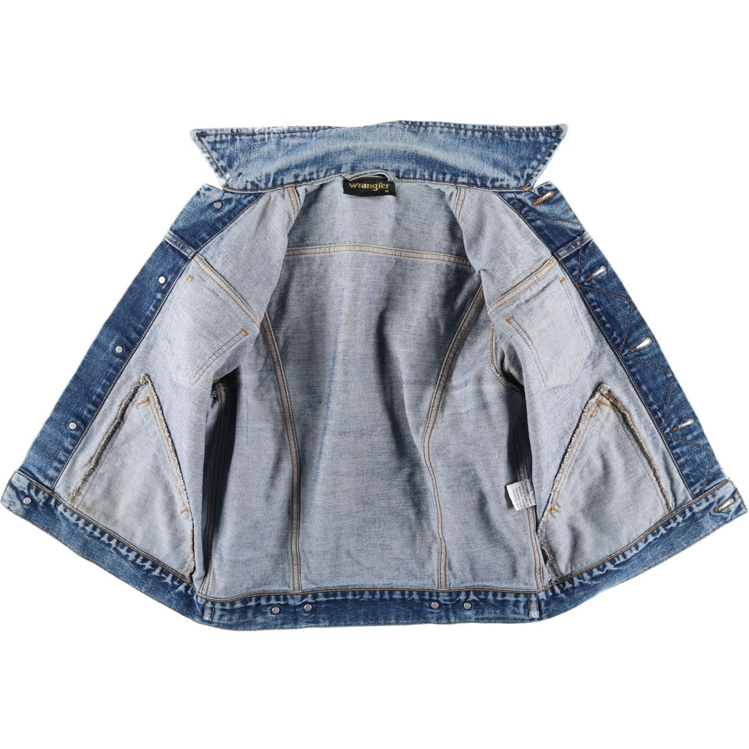 Vintage 1980'S Wrangler denim jacket, size M, men's cotton blue type Vintage Second Hand