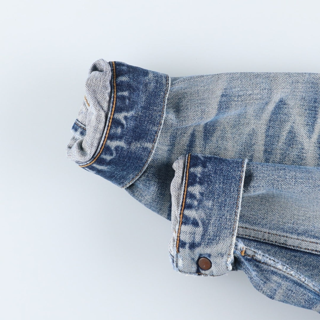 Vintage 1980'S Wrangler denim jacket, size M, men's cotton blue type Vintage Second Hand