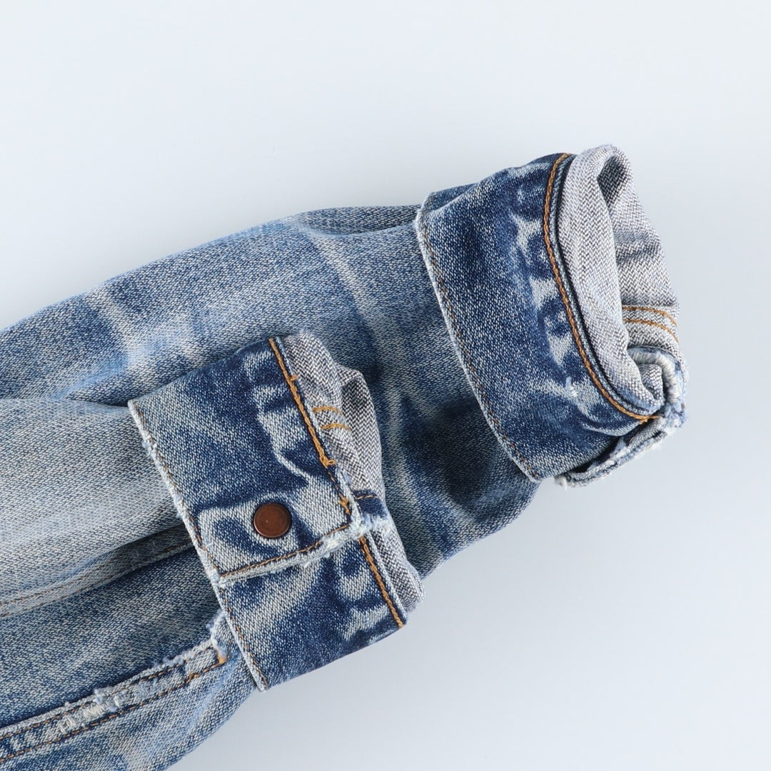 Vintage 1980'S Wrangler denim jacket, size M, men's cotton blue type Vintage Second Hand
