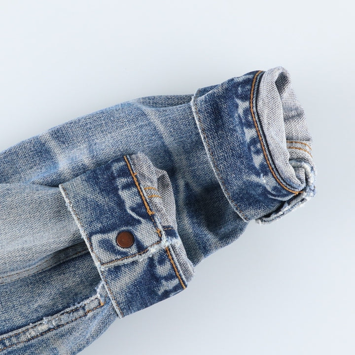 Vintage 1980'S Wrangler denim jacket, size M, men's cotton blue type Vintage Second Hand