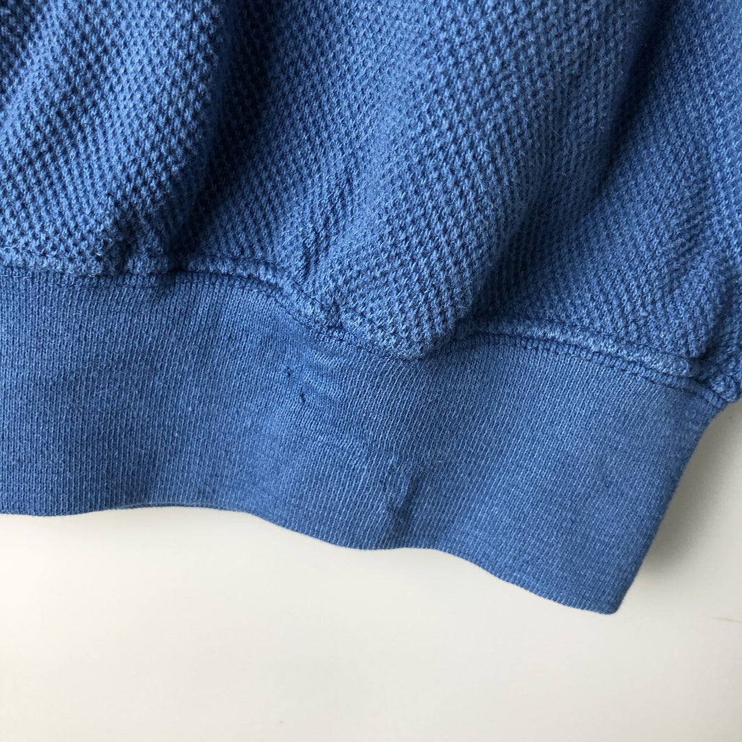 Vintage 90'S Starter NFL Dallas Cowboys Thermal Sweatshirt, Men's Size XL polyester blue type Vintage Second Hand
