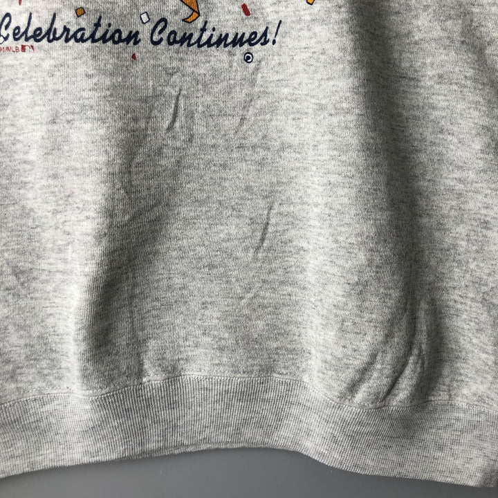 Vintage 90'S Tultex SuperWeight MLB Minnesota Twins Print Sweatshirt, Made in USA, Men's Size XL cotton gray type Vintage Second Hand
