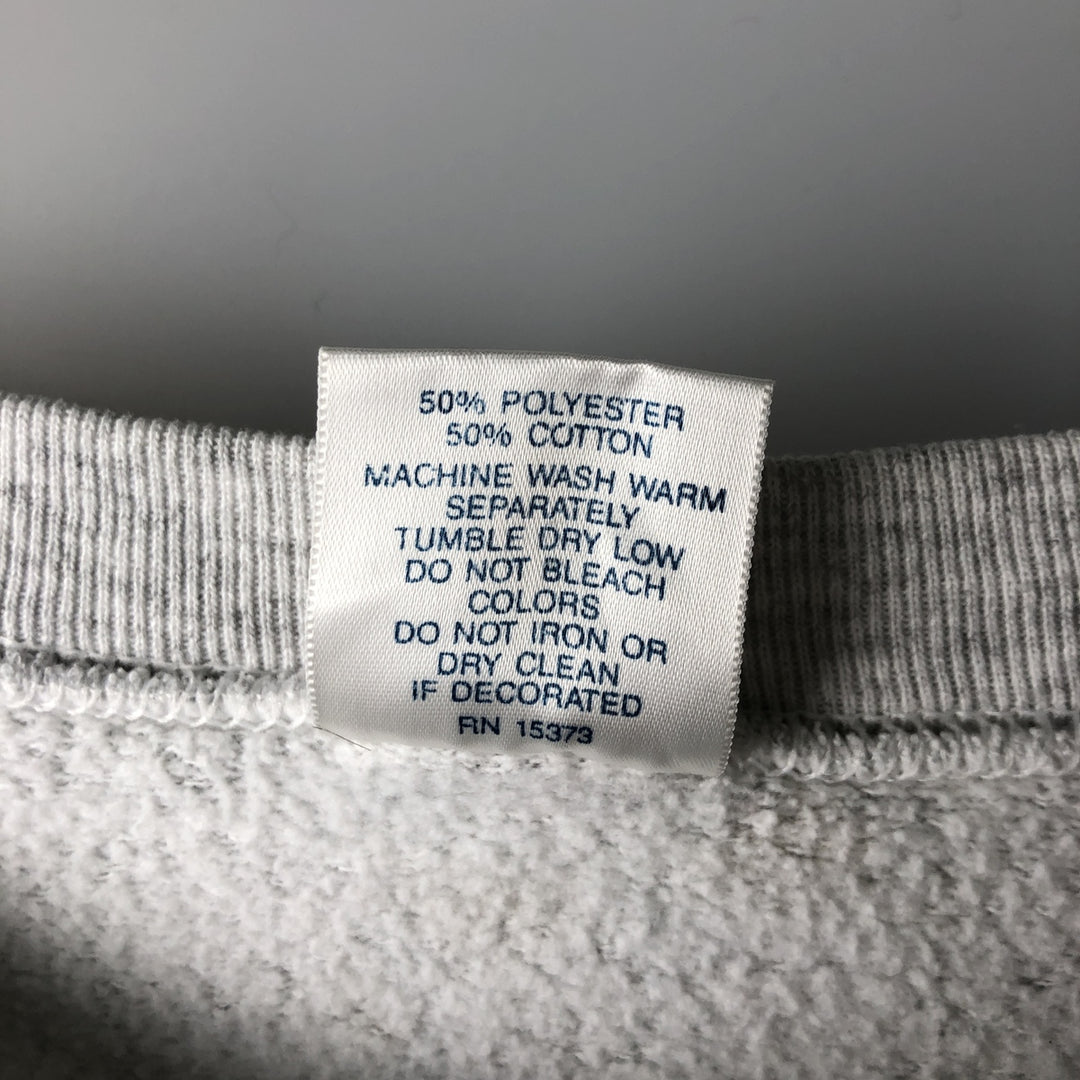Vintage 90'S Delta NFL Dallas Cowboys print sweatshirt, Made in USA, Men's Size Large polyester gray type Vintage Second Hand