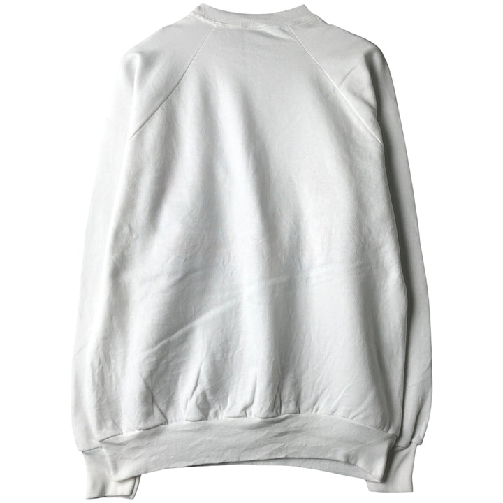 1980'S Anvil MLB 1989 World Series Printed Sweatshirt, Men's Size XL polyester white type Vintage Second Hand