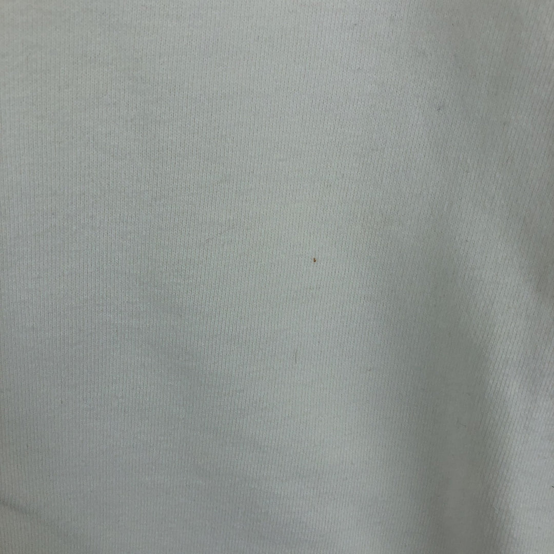Ralph Lauren POLO by Ralph Lauren One Point Logo Sweatshirt Trainer Men's L size cotton white type Vintage Second Hand