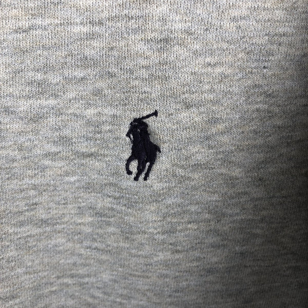 Ralph Lauren POLO by Ralph Lauren One Point Logo Sweatshirt Trainer Men's XL cotton gray type Vintage Second Hand