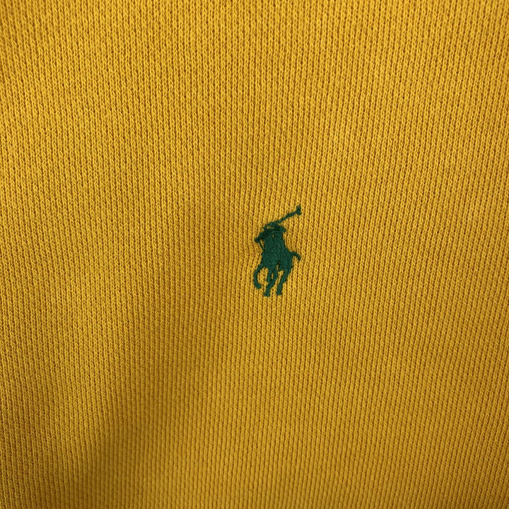 Ralph Lauren POLO by Ralph Lauren One Point Logo Sweatshirt Trainer Men's L size cotton yellow type Vintage Second Hand