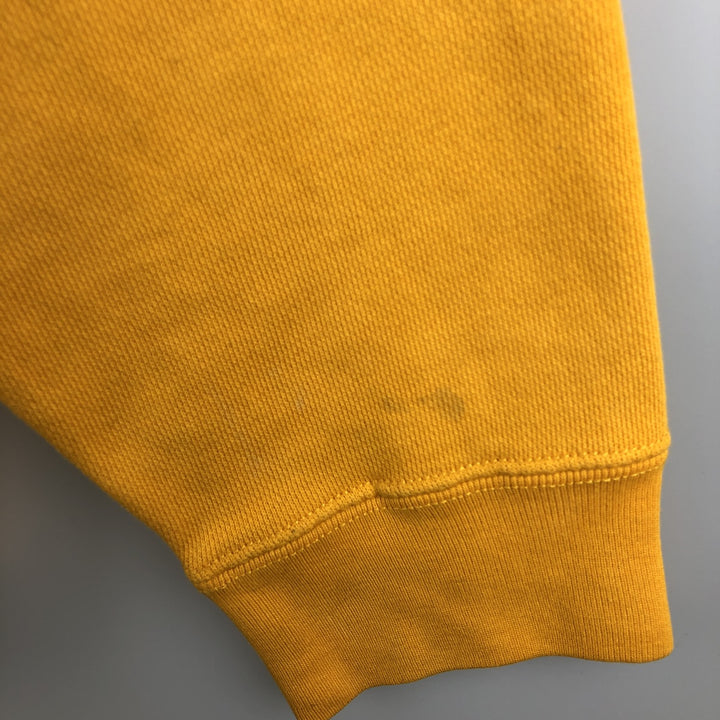 Ralph Lauren POLO by Ralph Lauren One Point Logo Sweatshirt Trainer Men's L size cotton yellow type Vintage Second Hand