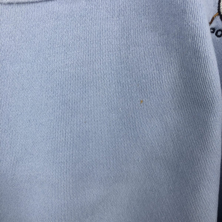 Ralph Lauren POLO by Ralph Lauren half button collar sweatshirt, men's size L cotton Blue type light blue Vintage Second Hand