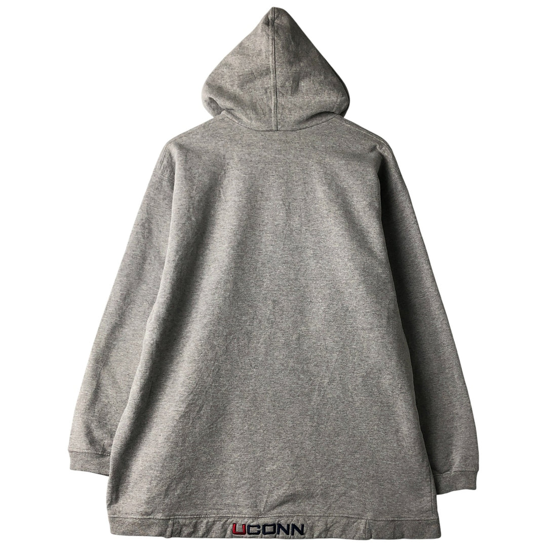 90'S Nike Team College Pullover Hoodie, Made in USA, Men's Size L cotton gray type Vintage Second Hand