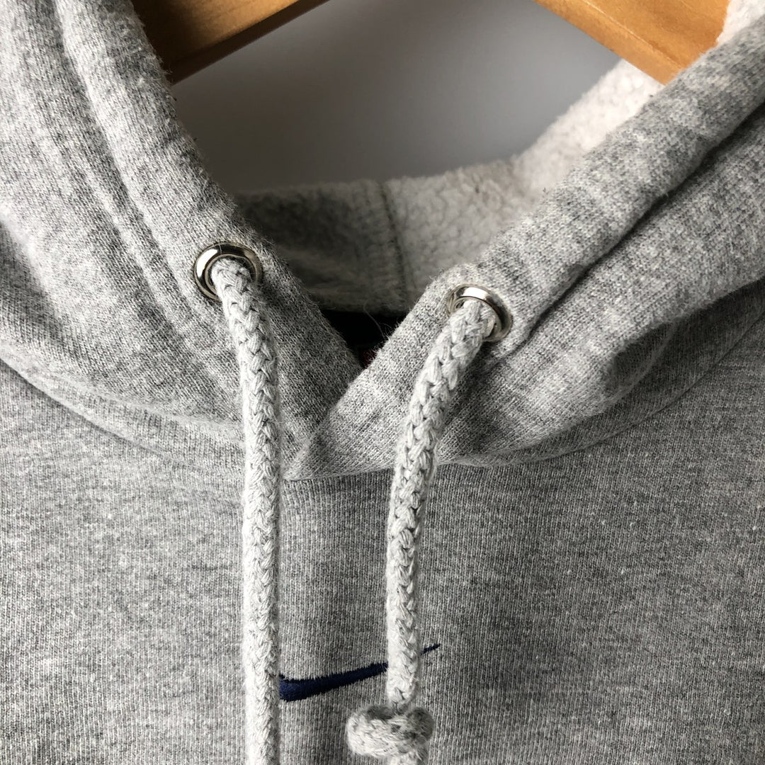 90'S Nike Team College Pullover Hoodie, Made in USA, Men's Size L cotton gray type Vintage Second Hand