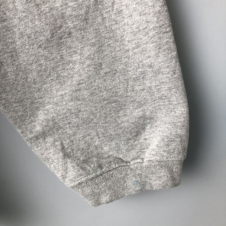 90'S Nike Team College Pullover Hoodie, Made in USA, Men's Size L cotton gray type Vintage Second Hand