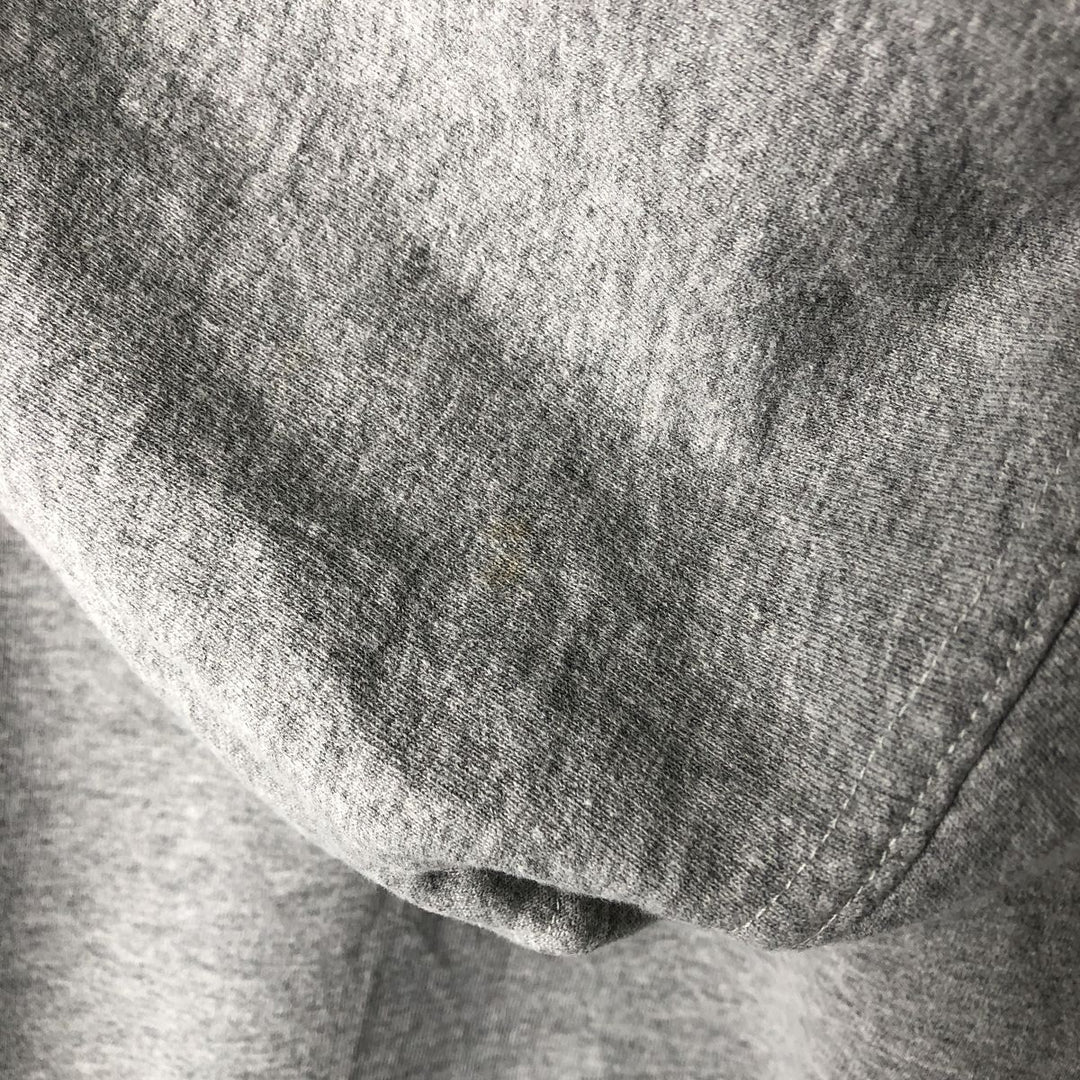 90'S Nike Team College Pullover Hoodie, Made in USA, Men's Size L cotton gray type Vintage Second Hand