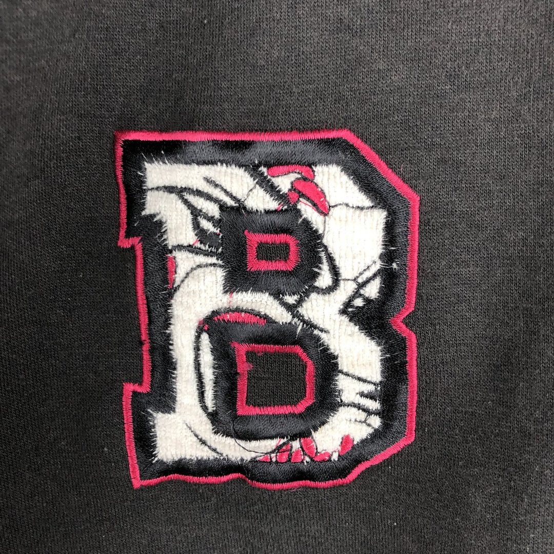 Baseball Rich Padded Varsity Sweat Jacket, Men's XL unclear black type Vintage Second Hand