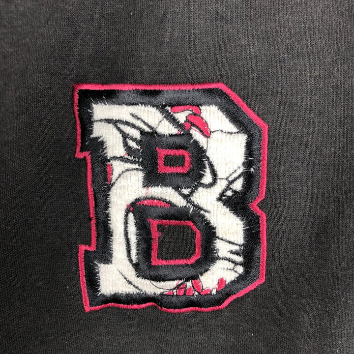 Baseball Rich Padded Varsity Sweat Jacket, Men's XL unclear black type Vintage Second Hand