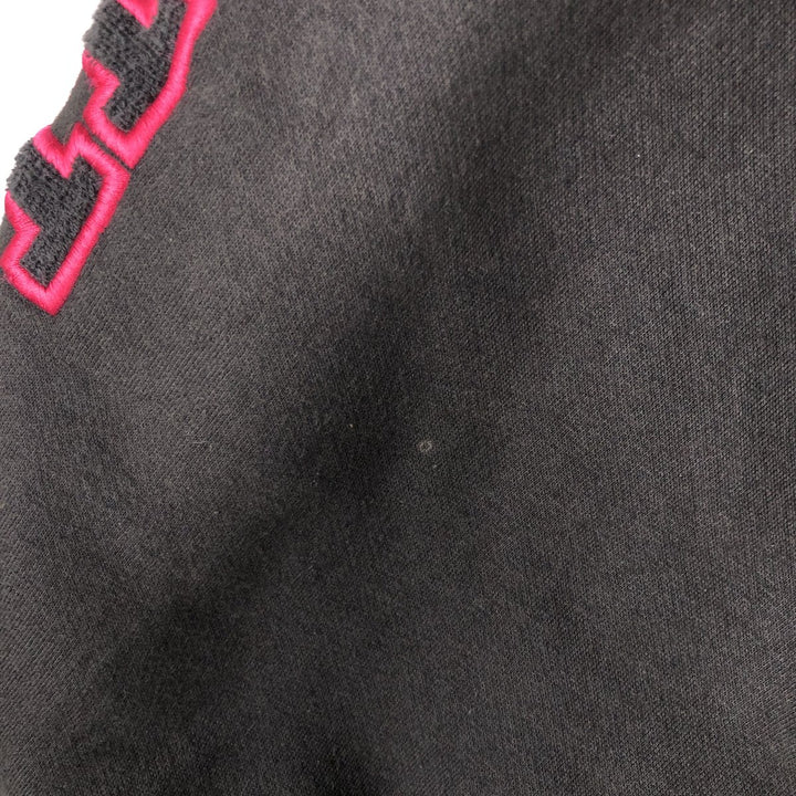 Baseball Rich Padded Varsity Sweat Jacket, Men's XL unclear black type Vintage Second Hand