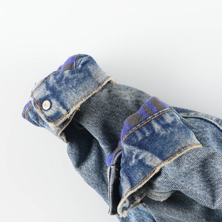 Vintage 1980'S Levi's 70411-9318 denim jacket, made in the USA, size small, men's cotton blue type Vintage Second Hand