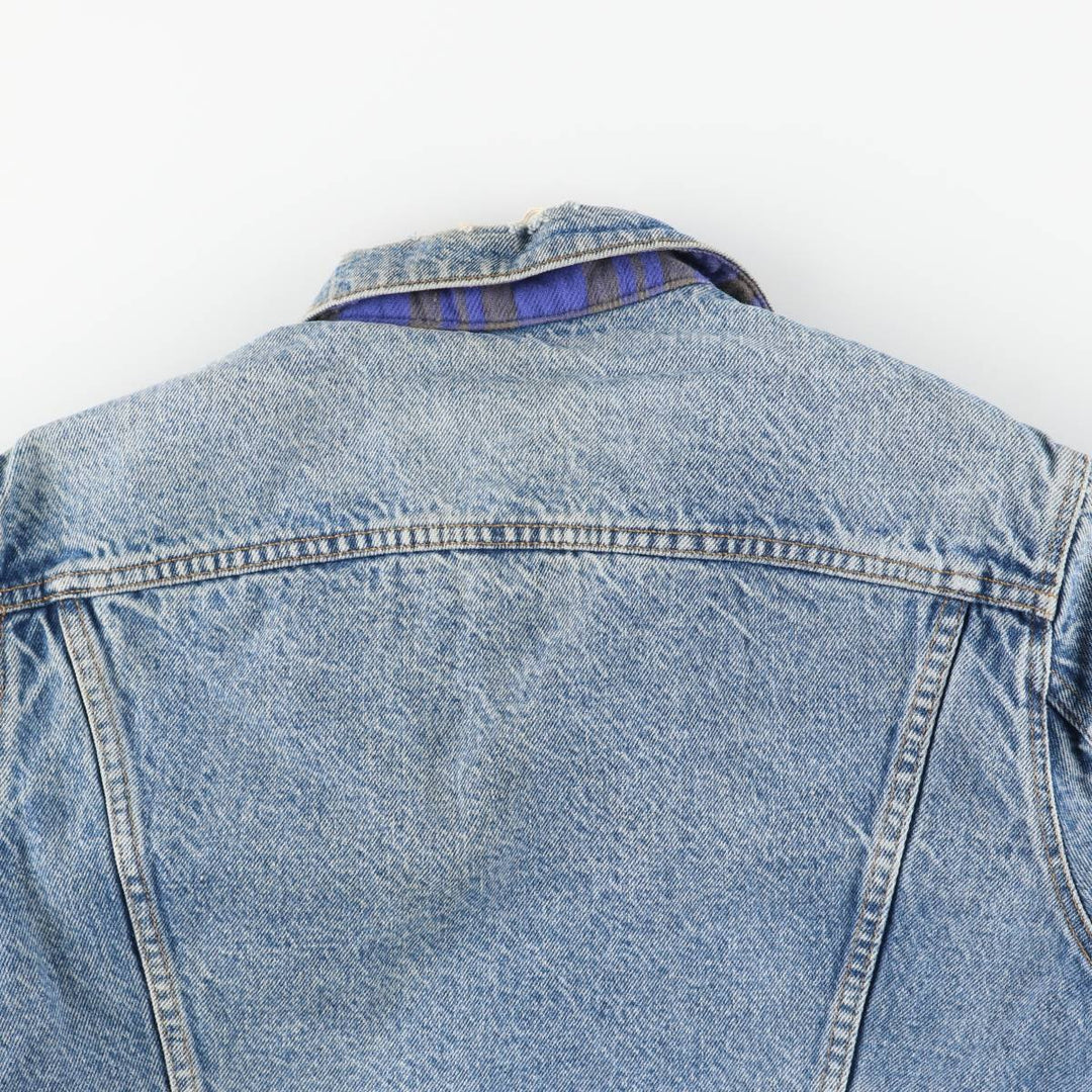 Vintage 1980'S Levi's 70411-9318 denim jacket, made in the USA, size small, men's cotton blue type Vintage Second Hand