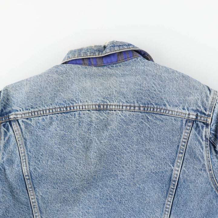 Vintage 1980'S Levi's 70411-9318 denim jacket, made in the USA, size small, men's cotton blue type Vintage Second Hand