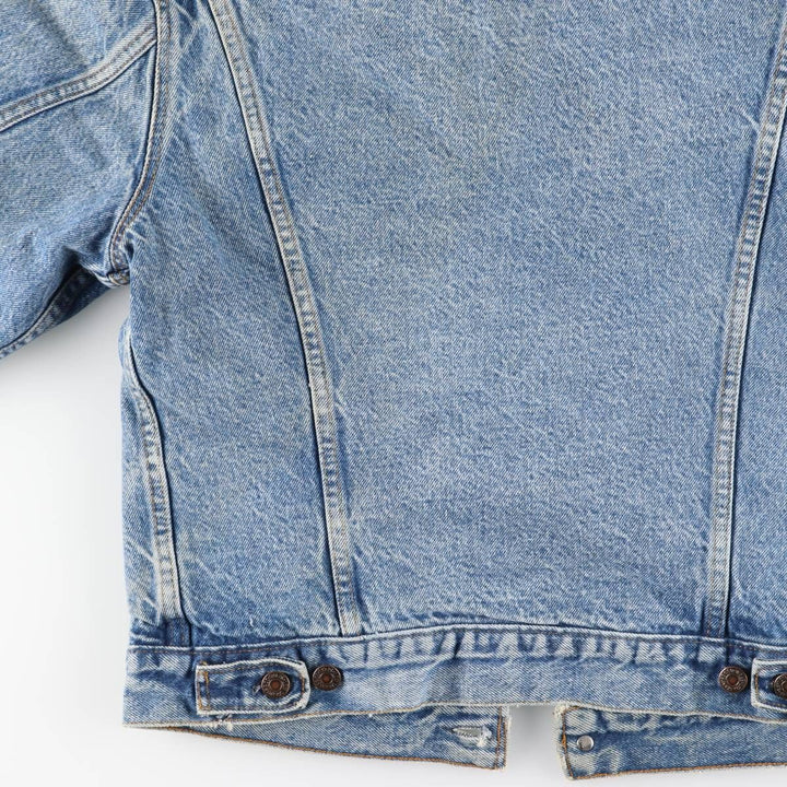 Vintage 1980'S Levi's 70411-9318 denim jacket, made in the USA, size small, men's cotton blue type Vintage Second Hand