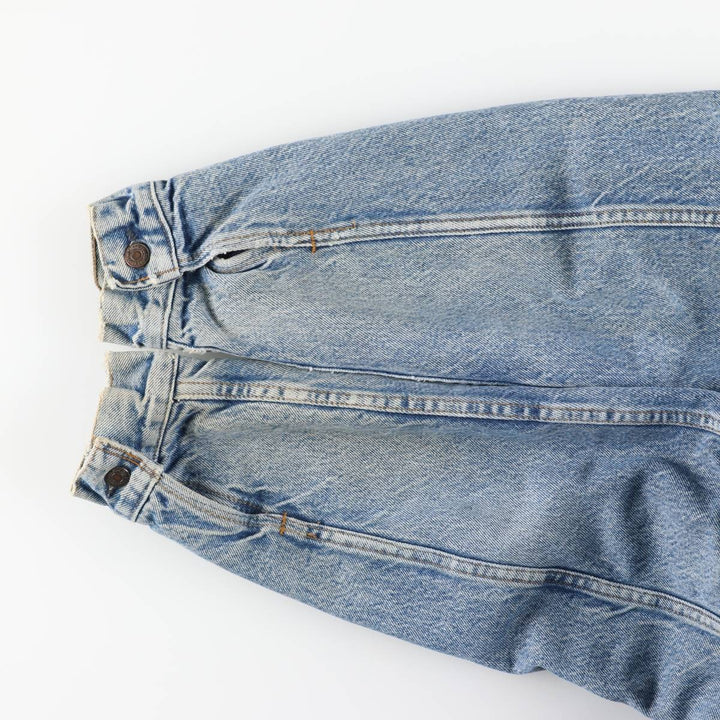 Vintage 1980'S Levi's 70411-9318 denim jacket, made in the USA, size small, men's cotton blue type Vintage Second Hand