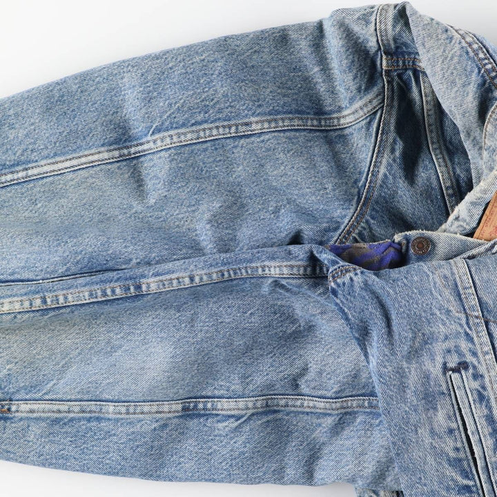 Vintage 1980'S Levi's 70411-9318 denim jacket, made in the USA, size small, men's cotton blue type Vintage Second Hand
