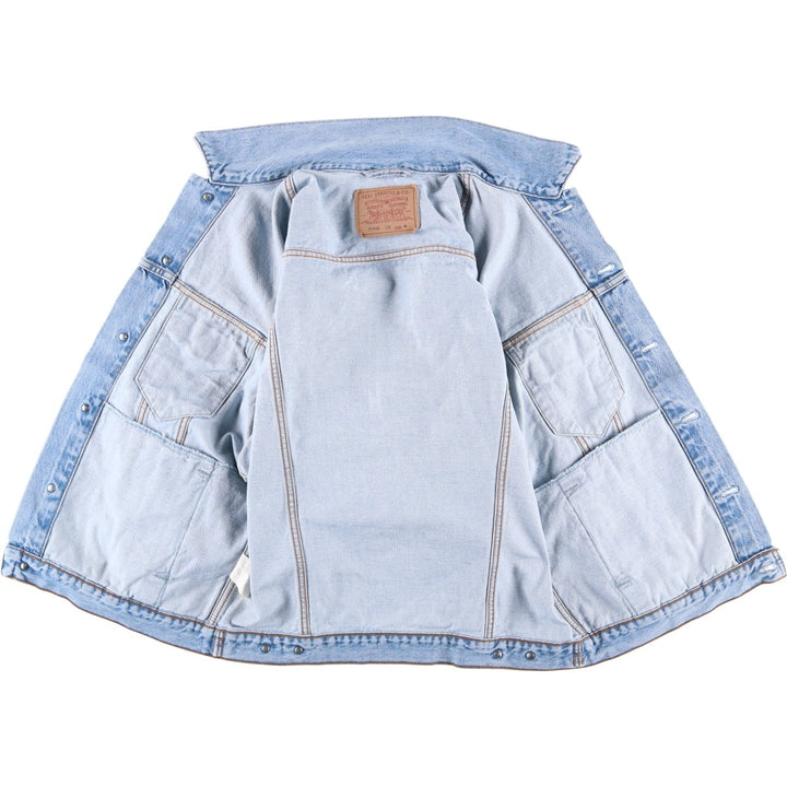 90'S Levi's 70503-0283 Denim Jacket, Men's Medium, Vintage unclear Blue type light blue Vintage Second Hand