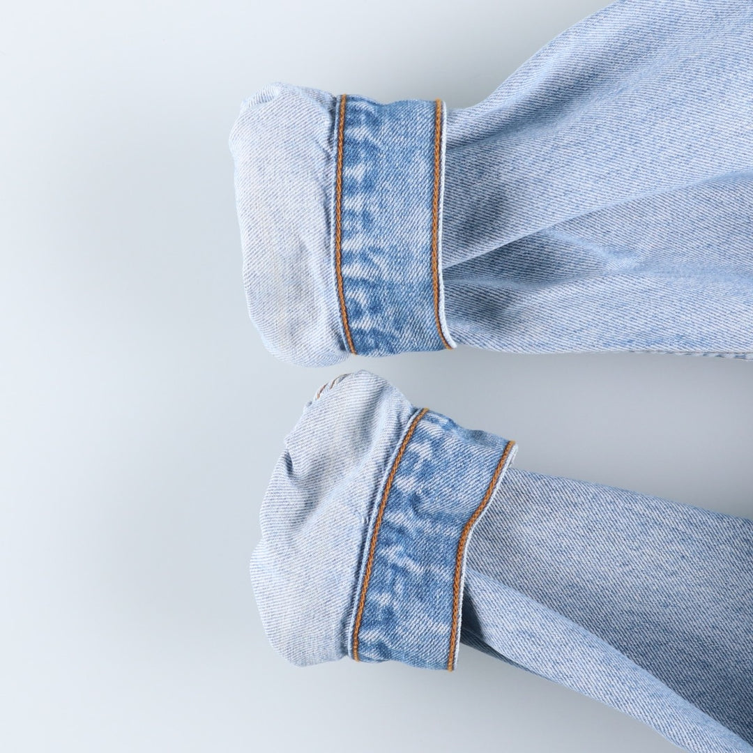 90'S Levi's 70503-0283 Denim Jacket, Men's Medium, Vintage unclear Blue type light blue Vintage Second Hand
