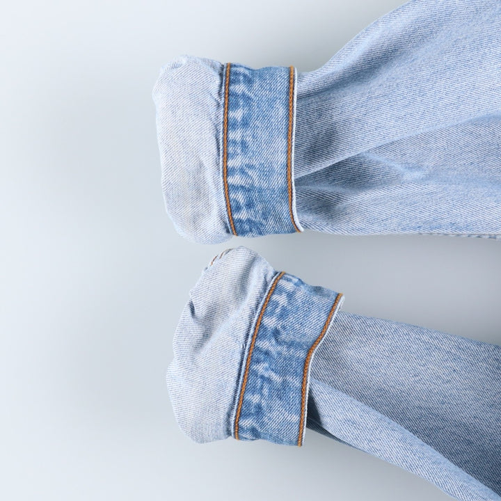 90'S Levi's 70503-0283 Denim Jacket, Men's Medium, Vintage unclear Blue type light blue Vintage Second Hand