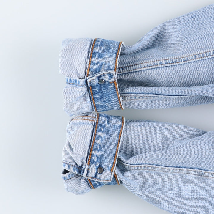 90'S Levi's 70503-0283 Denim Jacket, Men's Medium, Vintage unclear Blue type light blue Vintage Second Hand