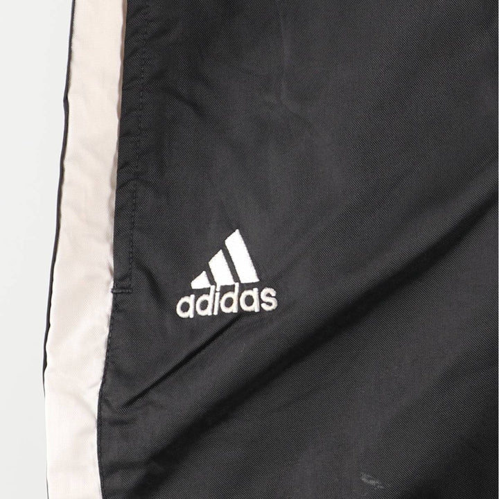 Vintage 90s-00'S Adidas warm-up pants, nylon, crinkly pants, men's size small polyester black type Vintage Second Hand