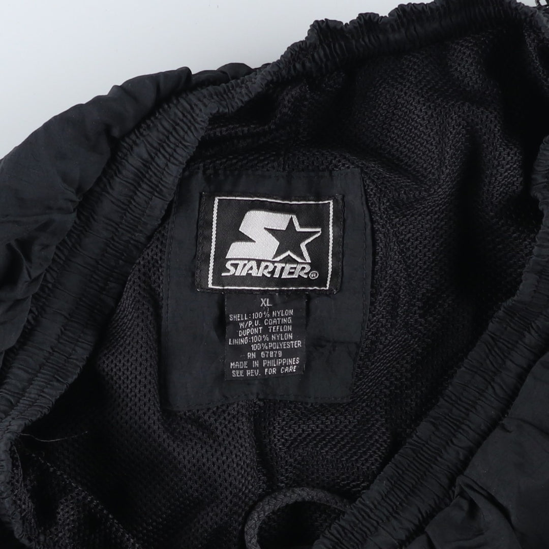 Starter Nylon Shaka Shaka Pants, Men's XL Nylon black type Vintage Second Hand