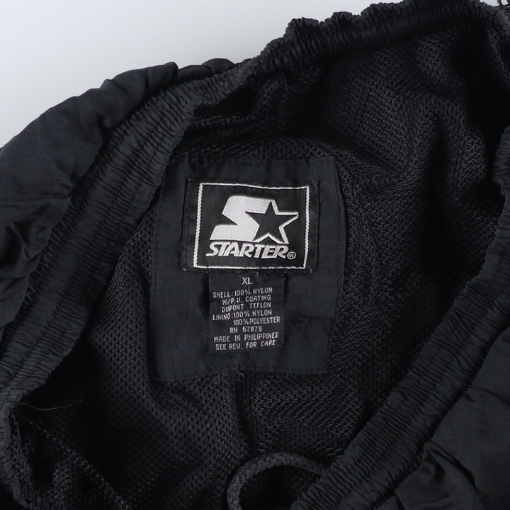 Starter Nylon Shaka Shaka Pants, Men's XL Nylon black type Vintage Second Hand
