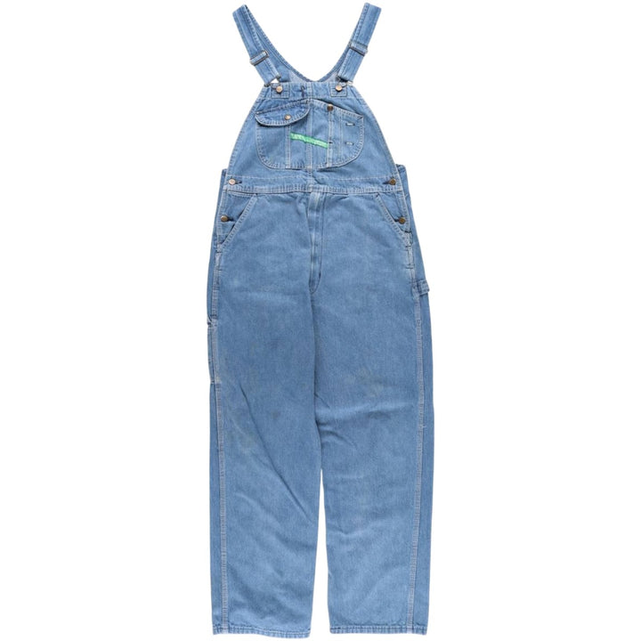 90'S Key denim overalls, made in Mexico, men's size W39, vintage cotton blue type Vintage Second Hand