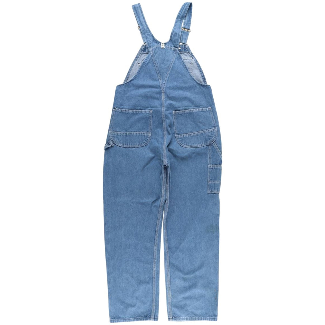 90'S Key denim overalls, made in Mexico, men's size W39, vintage cotton blue type Vintage Second Hand