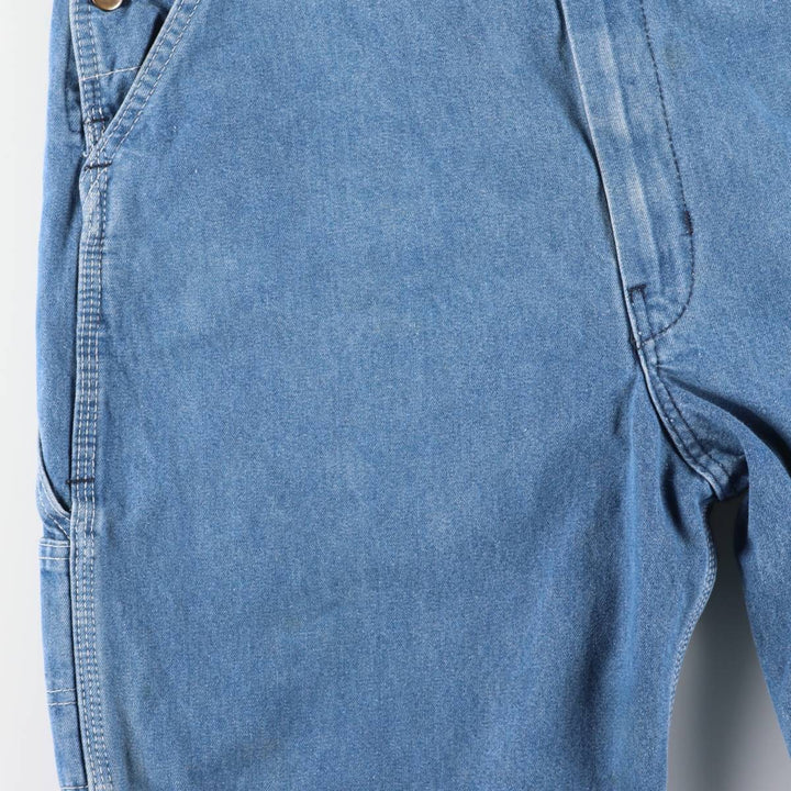 90'S Key denim overalls, made in Mexico, men's size W39, vintage cotton blue type Vintage Second Hand