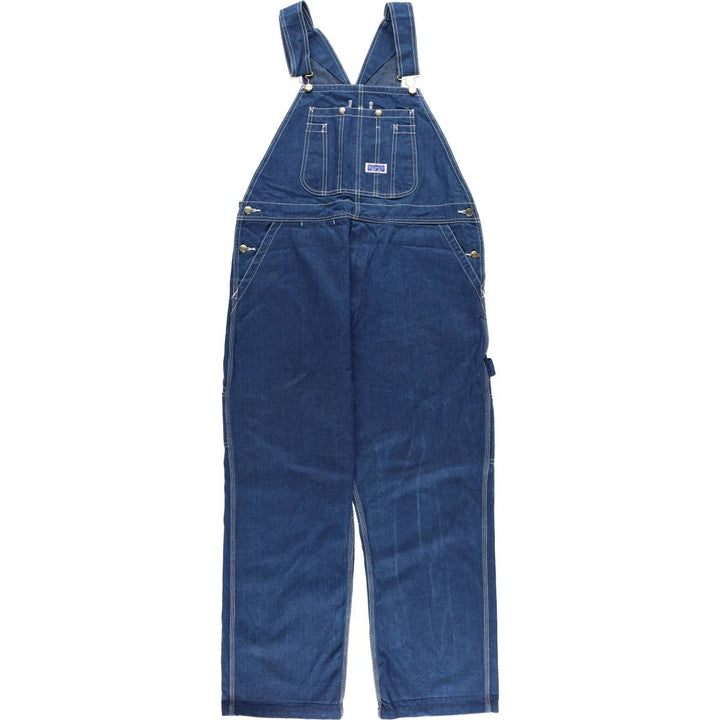 Big Smith Men's Denim Overalls (Size W41) cotton navy blue type Vintage Second Hand