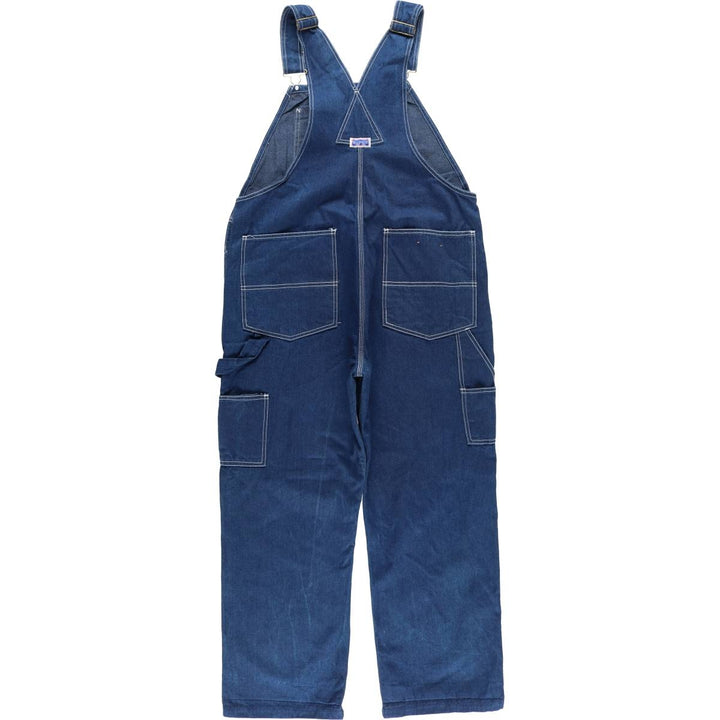 Big Smith Men's Denim Overalls (Size W41) cotton navy blue type Vintage Second Hand