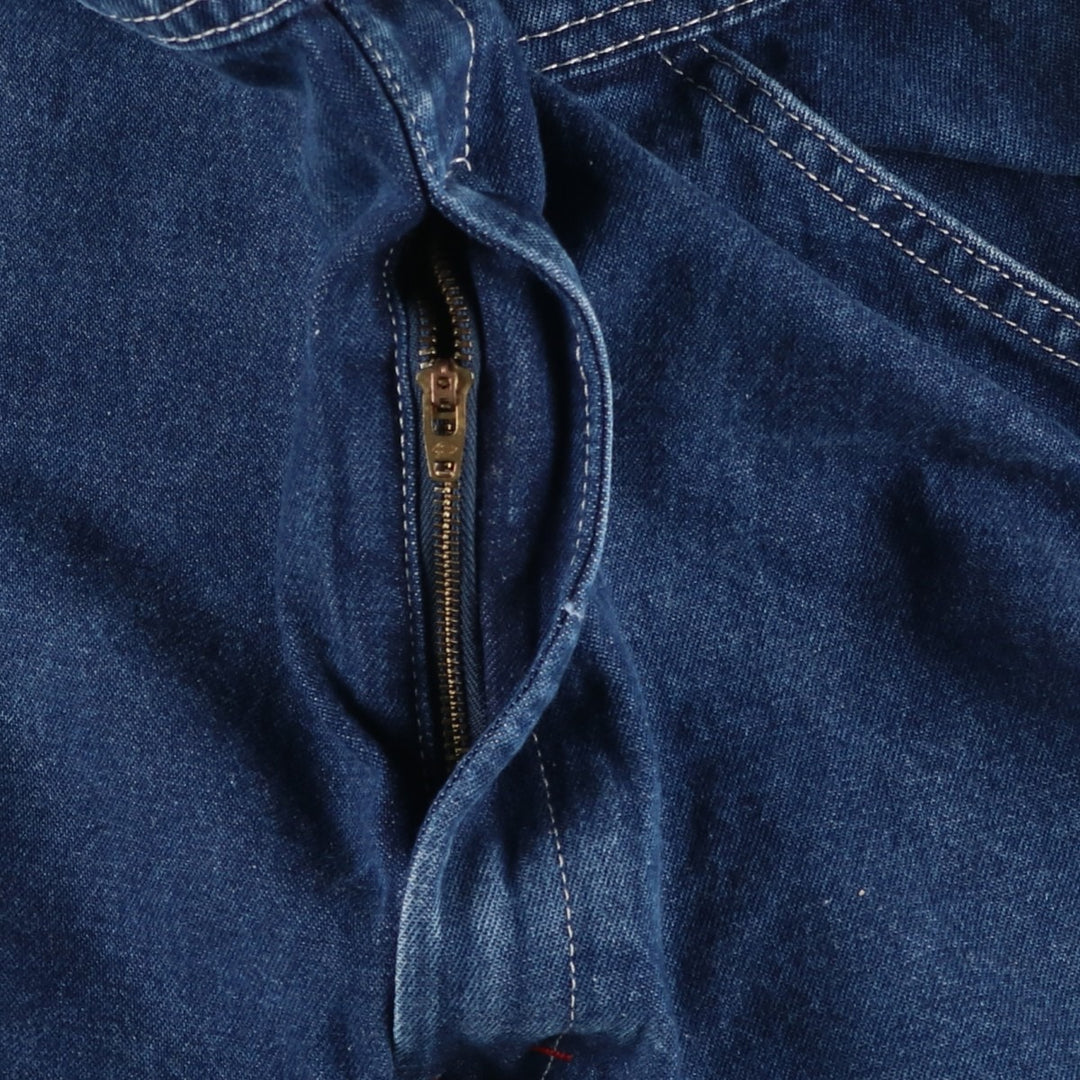Dickies denim overalls for men, equivalent to w36 cotton navy blue type Vintage Second Hand