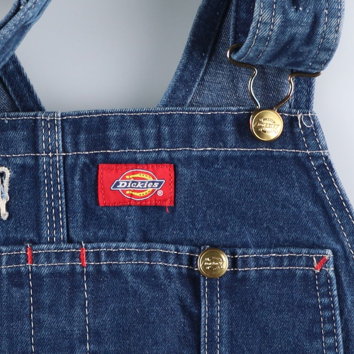 Dickies denim overalls for men, equivalent to w36 cotton navy blue type Vintage Second Hand