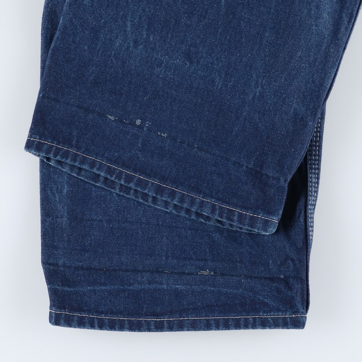 Dickies denim overalls for men, equivalent to w36 cotton navy blue type Vintage Second Hand