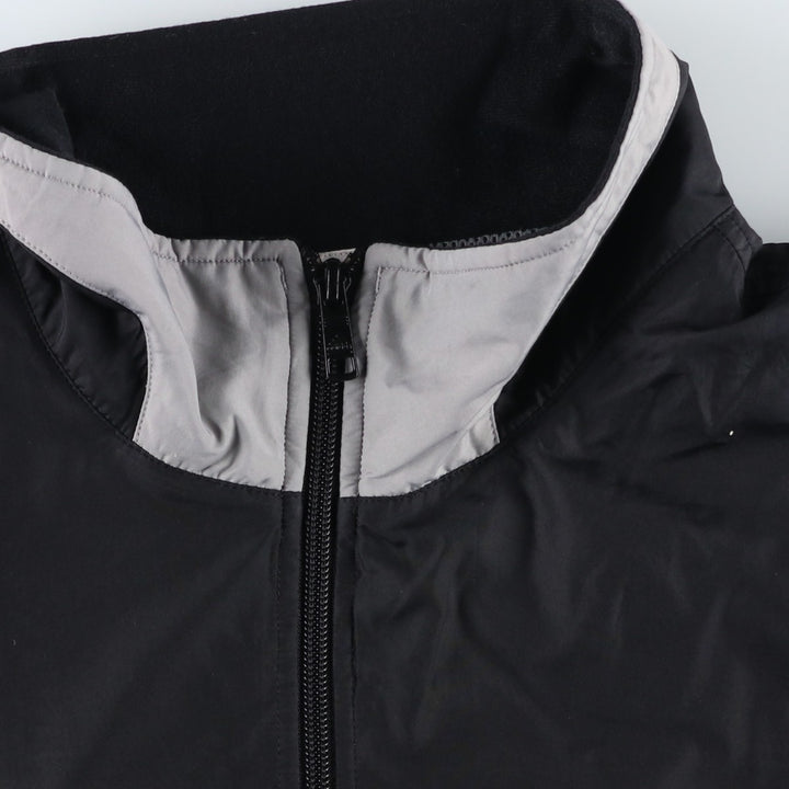 Adidas windbreaker, men's size XL polyester black type Vintage Second Hand