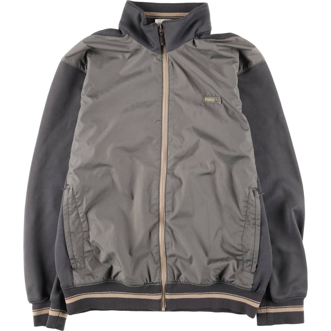 PUMA nylon jacket, men's size M unclear gray type Vintage Second Hand