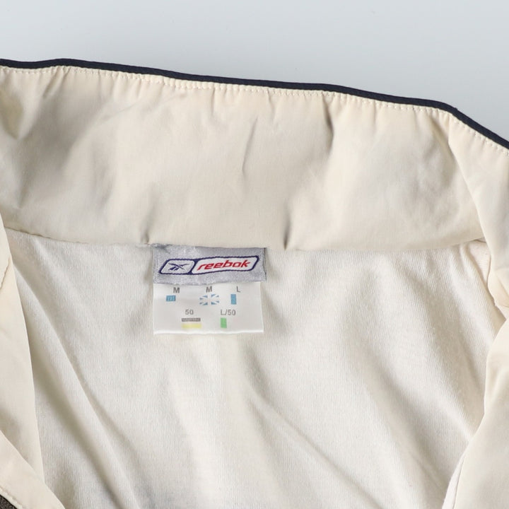 2000'S Reebok windbreaker, men's size M polyester white type Vintage Second Hand